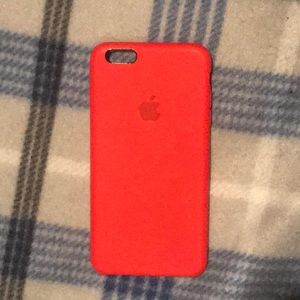 iPhone 6 Plus red apple case